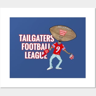 TAILGATERS FOOTBALL LEAGUE Posters and Art